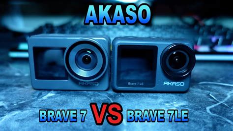 difference between akaso brave 7 and le